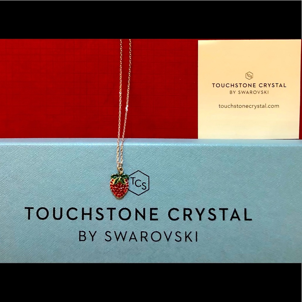 Touchstone Crystal Very Berry Necklace